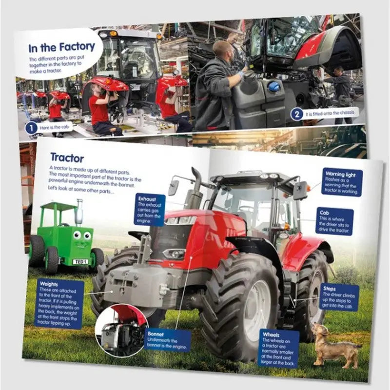 Tractor Ted Let’s Look At Tractors Book - Books