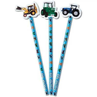 Tractor Ted Pencil & Eraser Topper - Toys