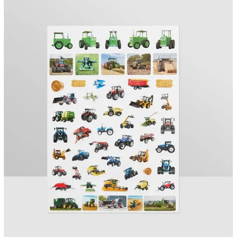 Tractor Ted Sticker Pack - Farm Machines - Stationary