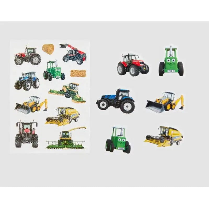 Tractor Ted Sticker Pack - Farm Machines - Stationary