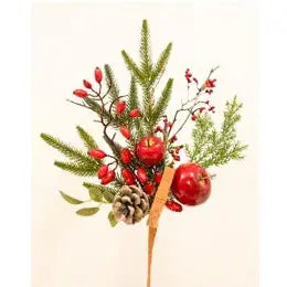 Traditional Apple Spray 56cm - Christmas >> Picks Flowers