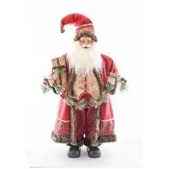 Traditional Garland Santa 90cm - Seasonal & Holiday