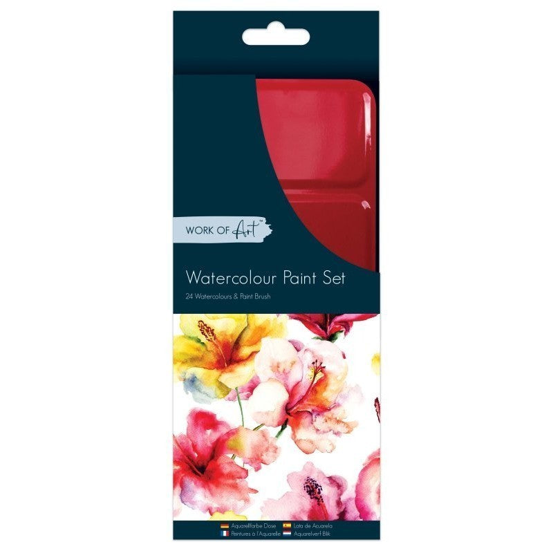 Work Of Art Watercolour Paint Set - 24 Pack