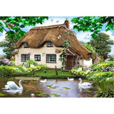 Tuftop Swan Cottage Glass Worktop Protector (Various Sizes)