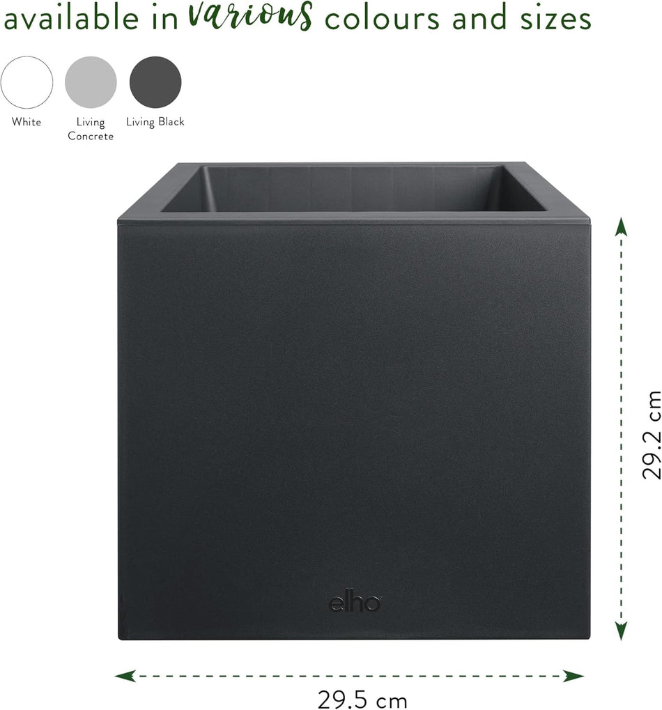 Elho Vivo Next Square 30cm Living Black