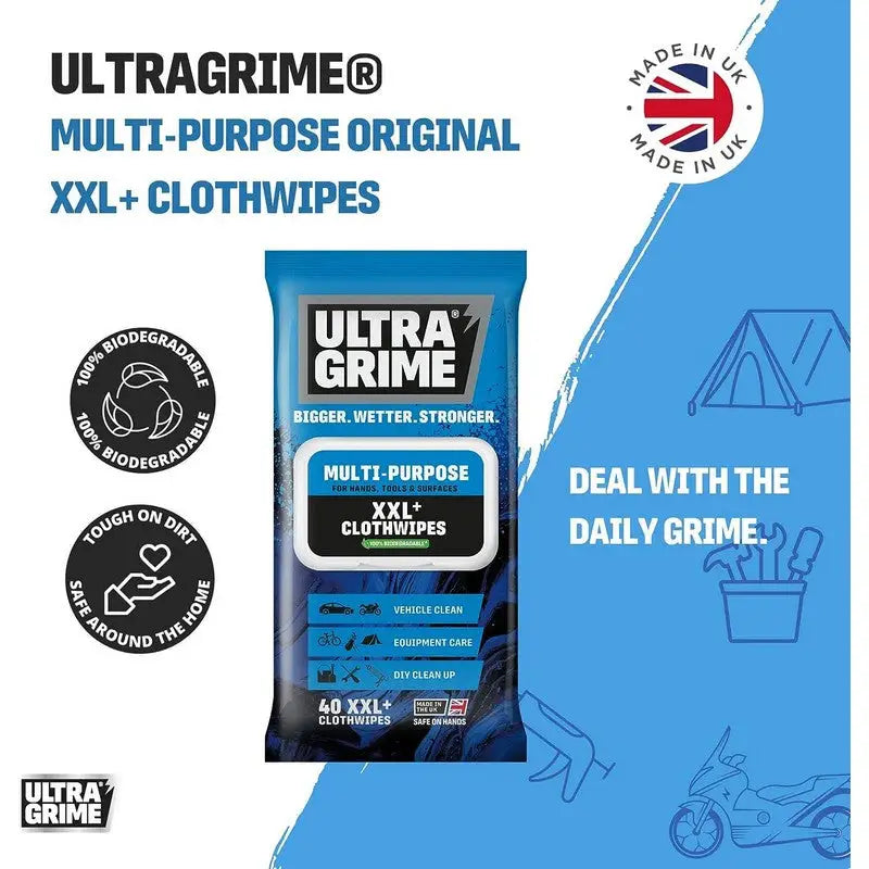 UltraGrime Multi-Purpose XXL+ Biodegradable Cleaning Wet