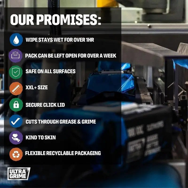 UltraGrime Multi-Purpose XXL+ Biodegradable Cleaning Wet