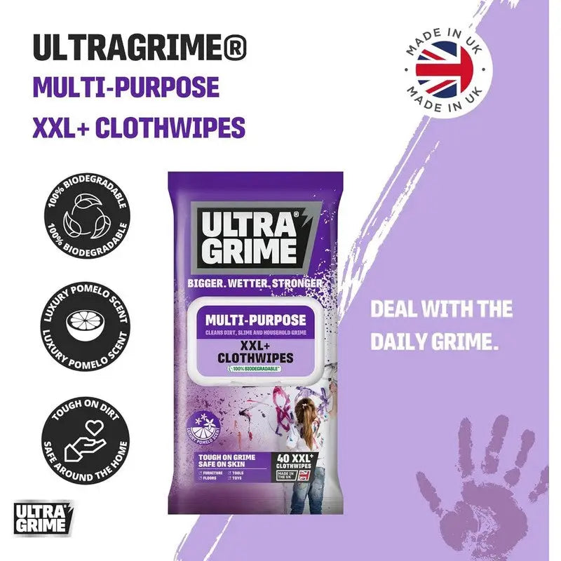 UltraGrime Multi-Purpose XXL+ Biodegradable Cleaning Wet