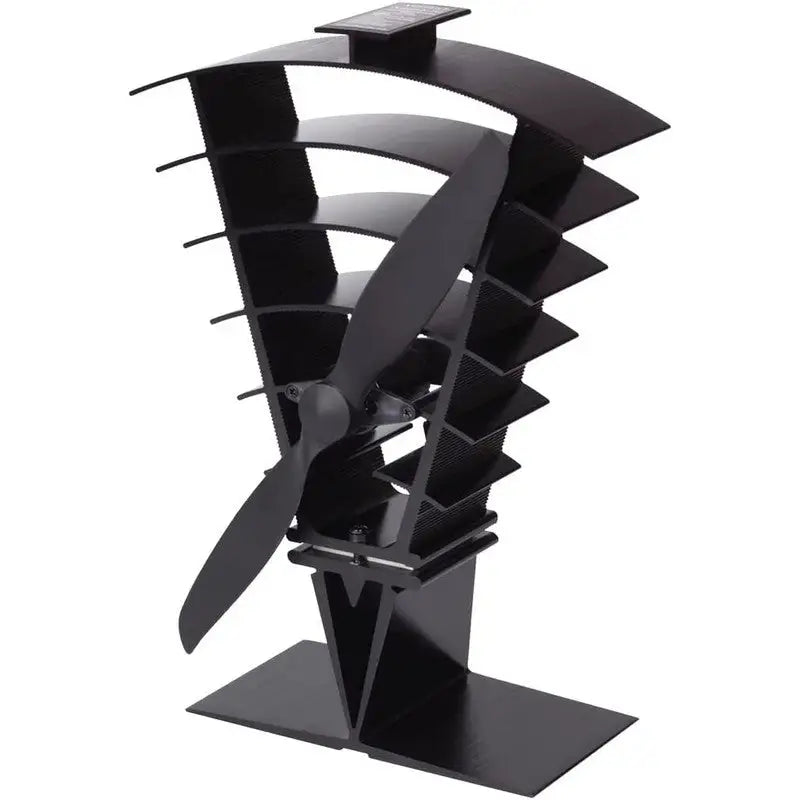 Valiant Premium Heat Powered Log Burner & Stove Fan - Black