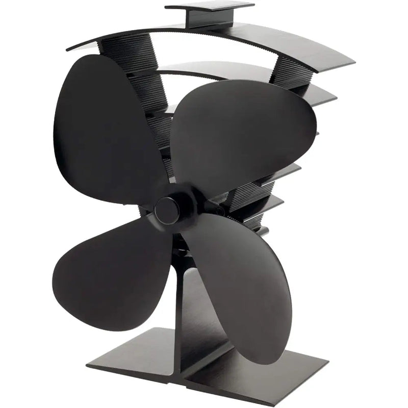 Valiant Premium Heat Powered Log Burner & Stove Fan - Black