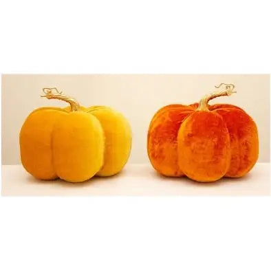 Velvet Pumpkin 20cm (2 Assorted - 1 SENT) - Autumn