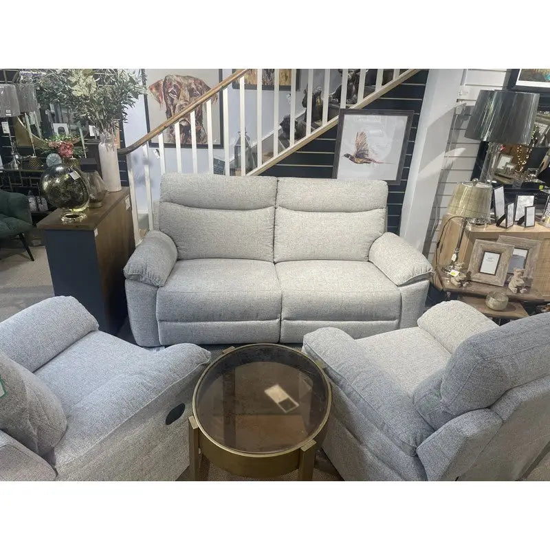 Vera Reclining Fabric Sofa - 3R + 1R + 1R - Sofas