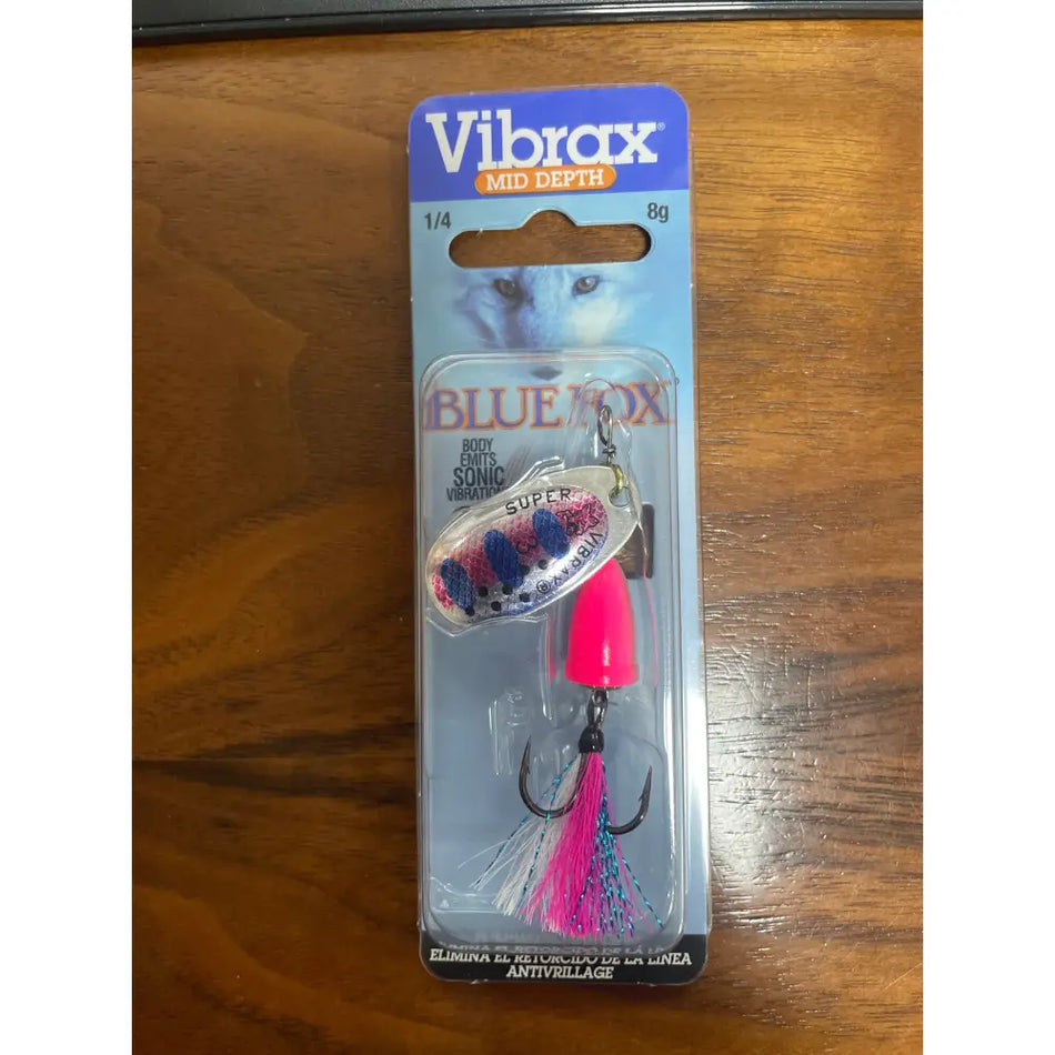 Vibrax Mid Depth Blue Fox Foxtail 1/4oz Fishing Lure - No.3