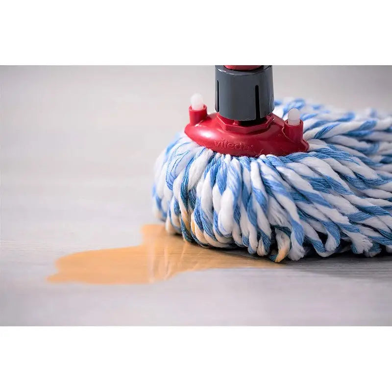 Vileda Supermocio Microfibre Floor Mop & Cotton Refill -