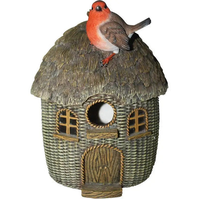 Vivid Arts Bird Care Wicker Bird House - Giftware