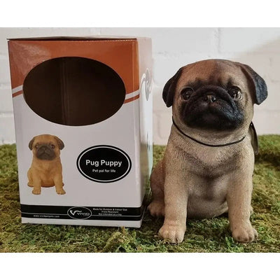 Vivid Arts Frost Resistant Pug Puppy Ornament - Homeware