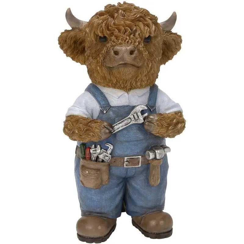 Vivid Arts Highland Cattle Handyman - Giftware