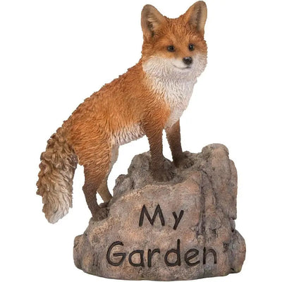 Vivid Arts My Garden Rock - Red Fox - Giftware