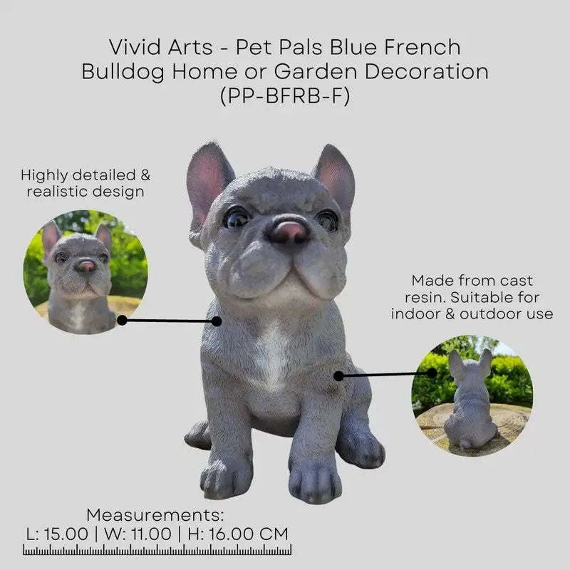 Vivid Arts Pet Pal - Blue French Bulldog - Giftware