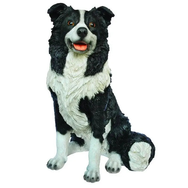Vivid Arts Real Life Sheepdog Sitting Decorative