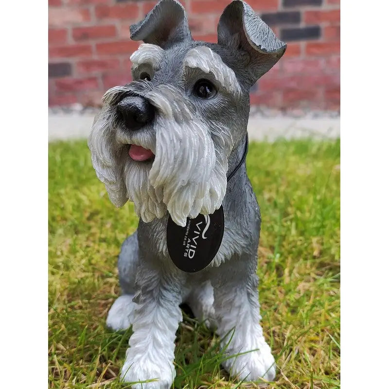 Vivid Arts Real Life - Sitting Miniature Schnauzer