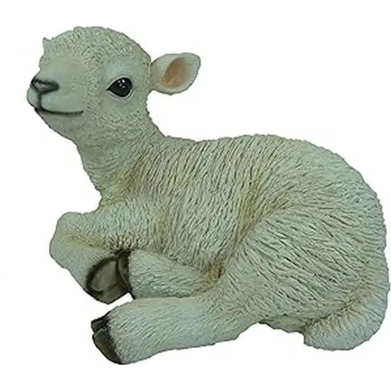 Vivid Arts Real Life - Sitting White Lamb - Large - Giftware