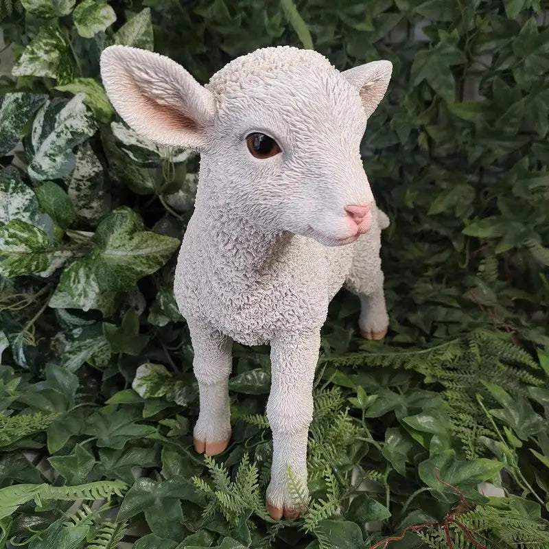 Vivid Arts Real Life - Standing White Lamb - L28 x W12 x