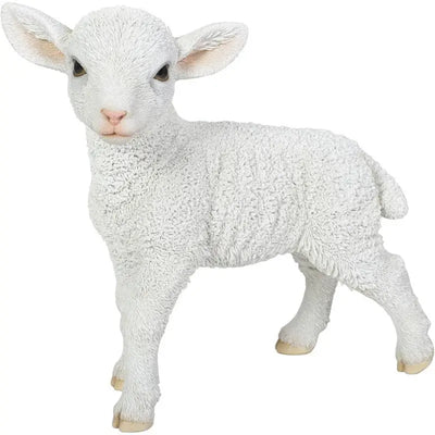 Vivid Arts Real Life - Standing White Lamb - L28 x W12 x