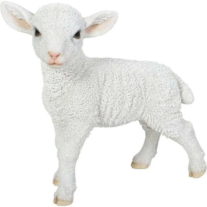 Vivid Arts Real Life - Standing White Lamb - L28 x W12 x