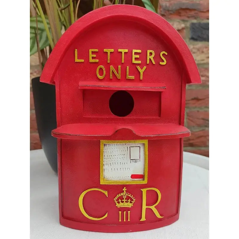 Vivid Arts Red Letter Box Birdhouse (CR) - Giftware