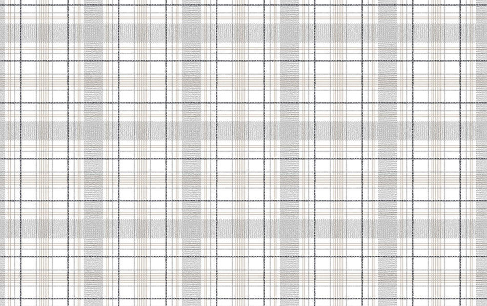 Grey Outline Check Table Cloth - Lambroflex - Per Half Meter