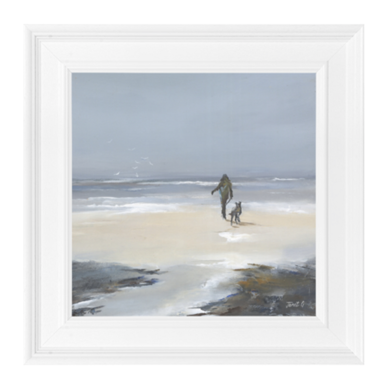 Beach Walk Small I - Framed Picture 39cm