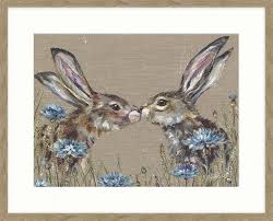 Stolen Moment Rabbit Picture 52 x 42cm