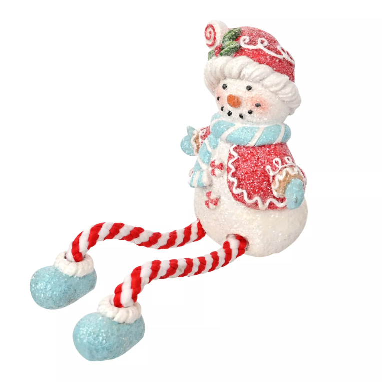 Santa & Friends Gingerbread Shelf Sitters - 3 Asst. 1 Sent (Santa, Gingerbread & Snowman)