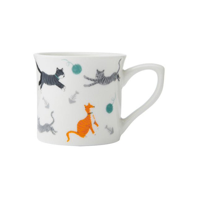 Mikasa Fluted Mug, 250ML - Cat or Dog Design Available