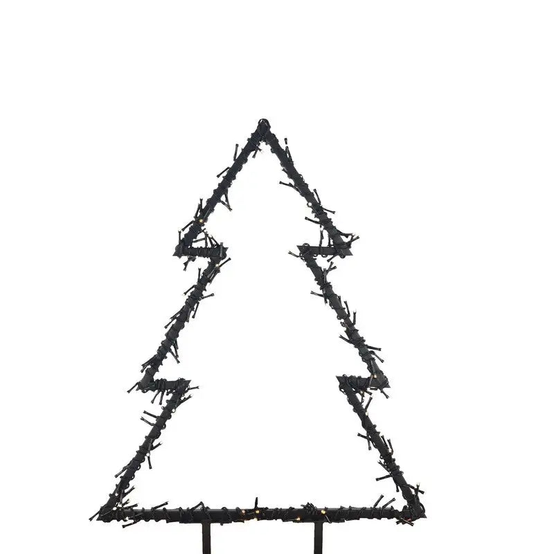 Warm White Tree With 220 LEDs - 70x80cm - Christmas >> Trees