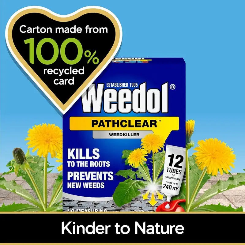 Weedol Pathclear Concentrate Weedkiller Tubes - 6 Pack Weed
