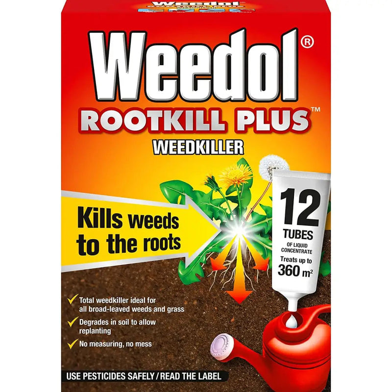 Weedol Rootkill Plus Liquidose Weedkiller Tubes - 6 / 12