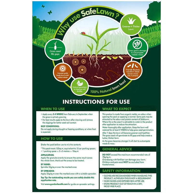 Westland Child Friendly Safelawn Lawn Care - 80m2 / 400m2 -