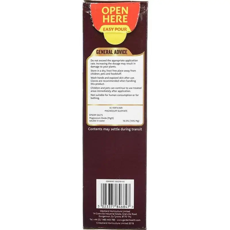 Westland Epsom Salts 1.5kg - Plant Food