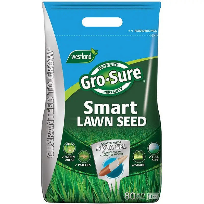 Westland Gro-Sure Smart Grass Seed Bag - 80m - 25m2 -