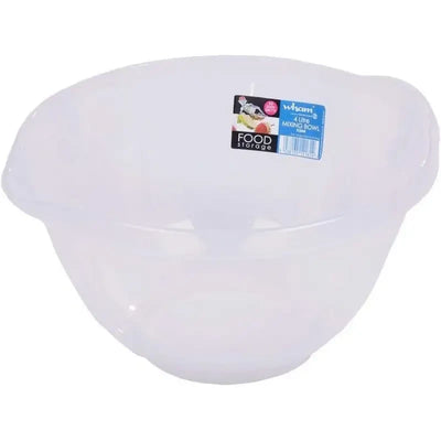 Wham Clear Mixing Bowl 4ltr