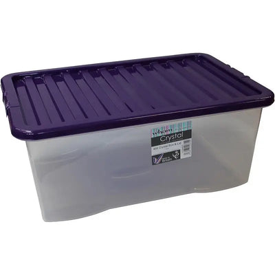 Wham Crystal Storage Box Clear - 45 Litre - Homeware