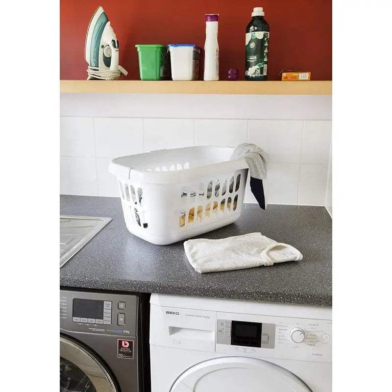 Wham Hipster Laundry Basket - White & Grey Available -