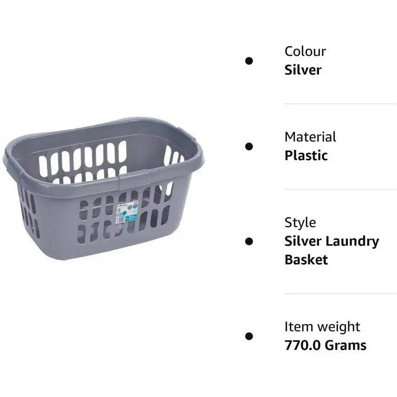 Wham Hipster Laundry Basket - White & Grey Available -