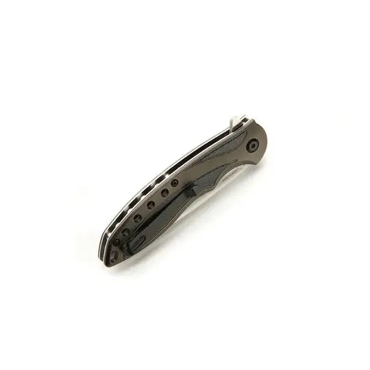 Whitby Liner Lock Knife - Grey Aluminium (3.25 Inches) -