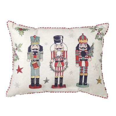 White Nutcracker Cushion 47x46cm - Seasonal >> Christmas >>