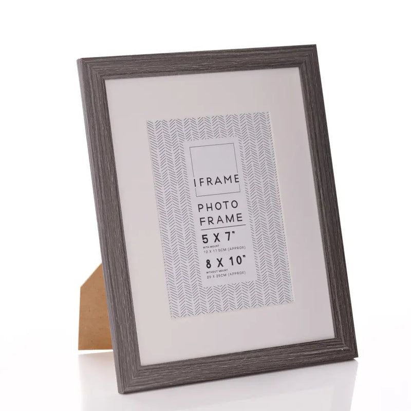 Widdop Iframe Dark Grey Flat Profile 8X10 - Picture Frames