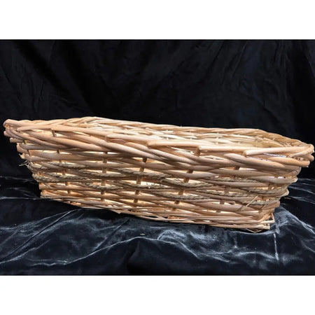 Willow & Rope Rectangular Tray Hamper Basket - Basket