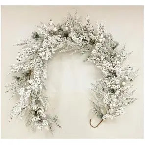 Winter Frost White Berry Garland 1.8m - Seasonal >>